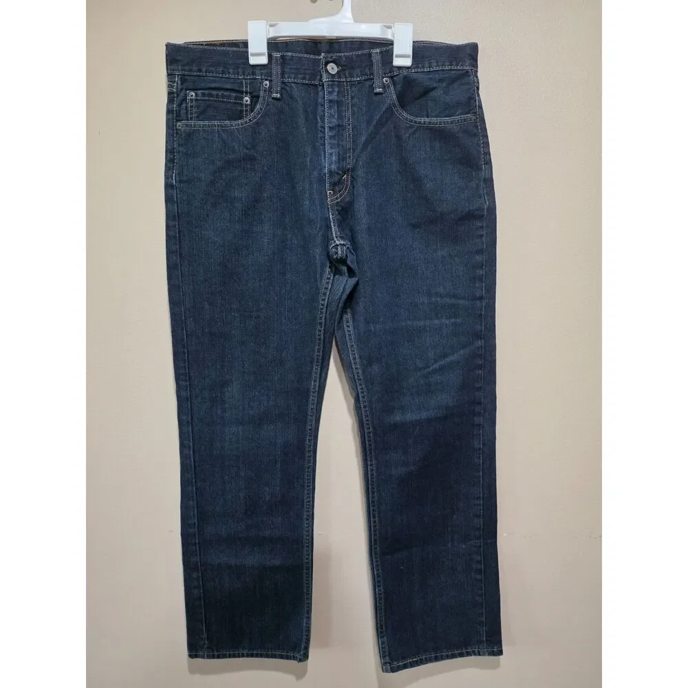 Levi’s 559 Relaxed Straight Jeans Men’s 36x32 Dark Wash Denim Pants
